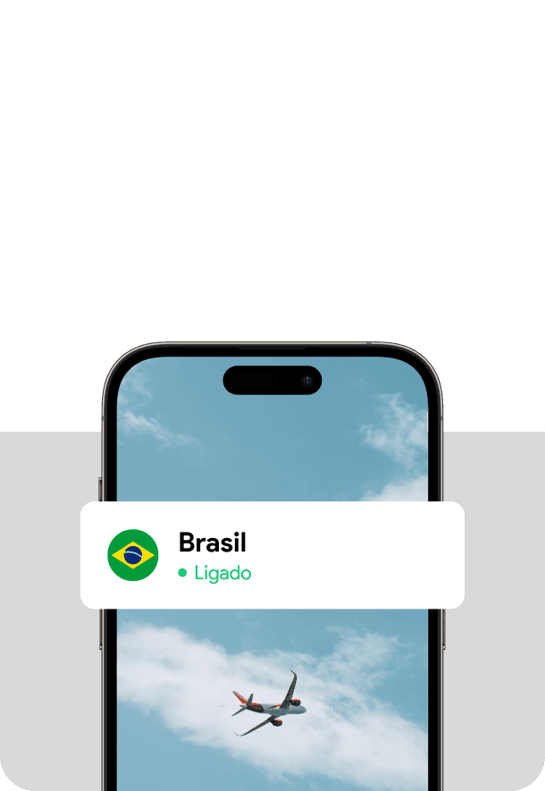 Phone showing sky with airplane