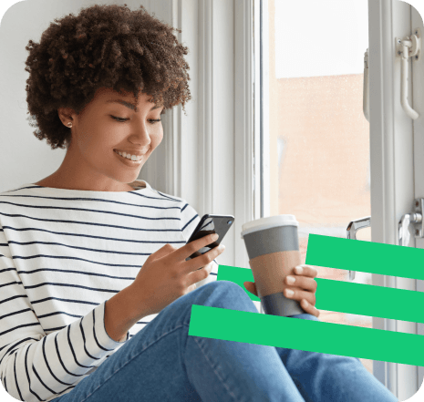 Map of Brazil with coverage points